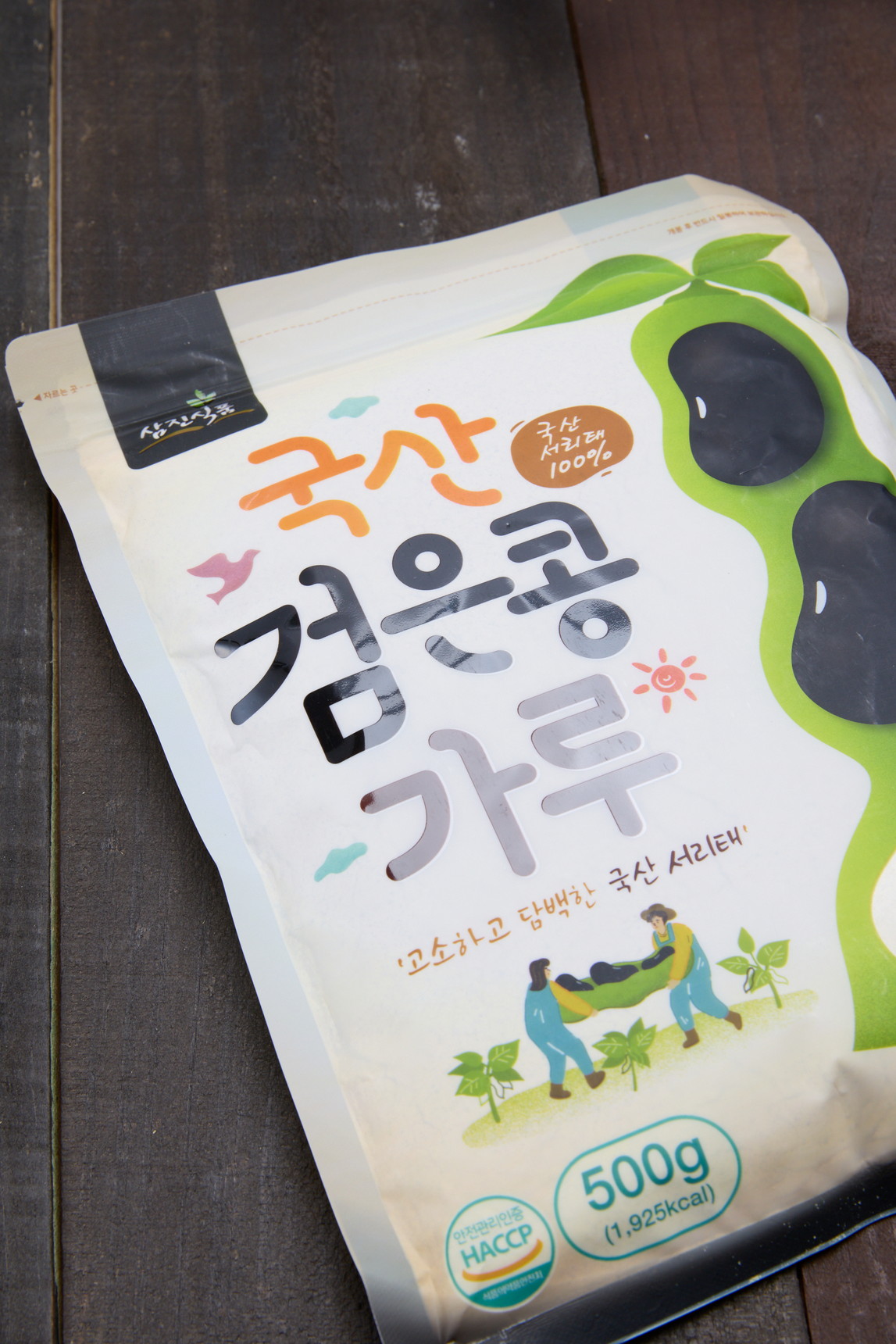 韩国烘焙黑豆粉