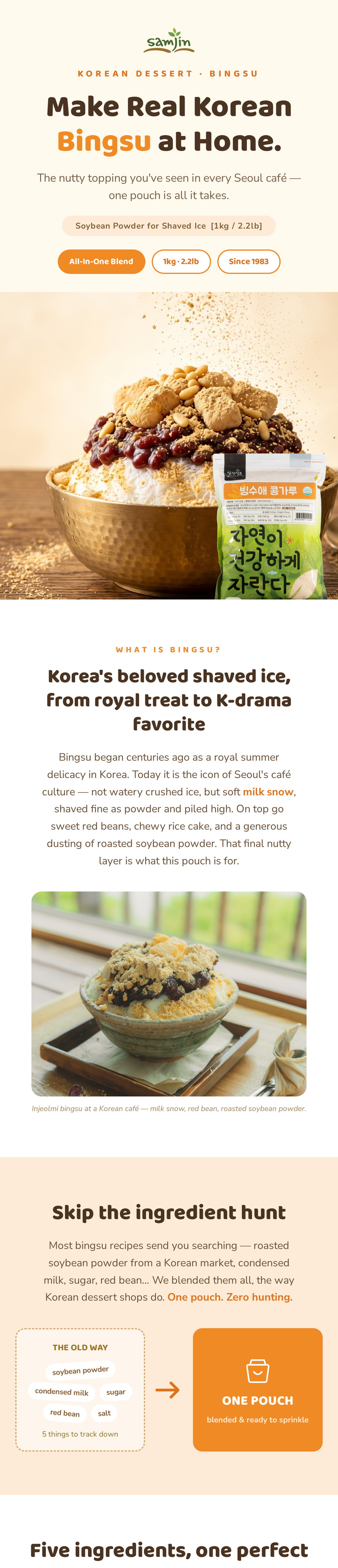 Soybean Powder for Shaved Ice detail 1