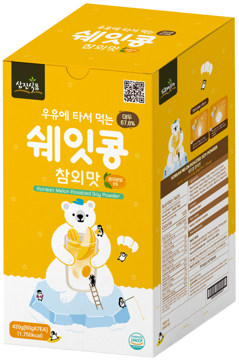쉐잇콩 참외맛 박스 420g